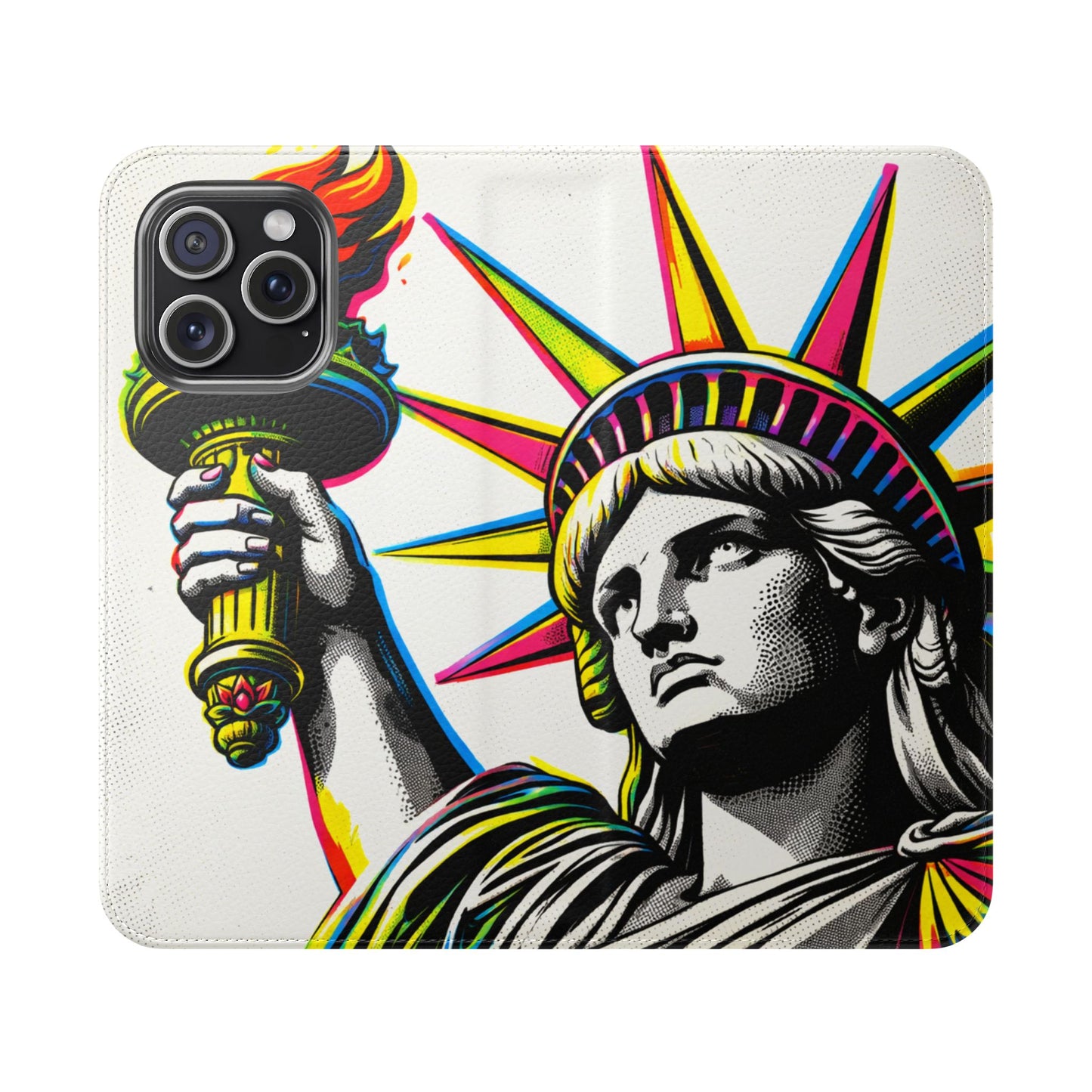 Flip Case - The Statue of Liberty, Pop Art