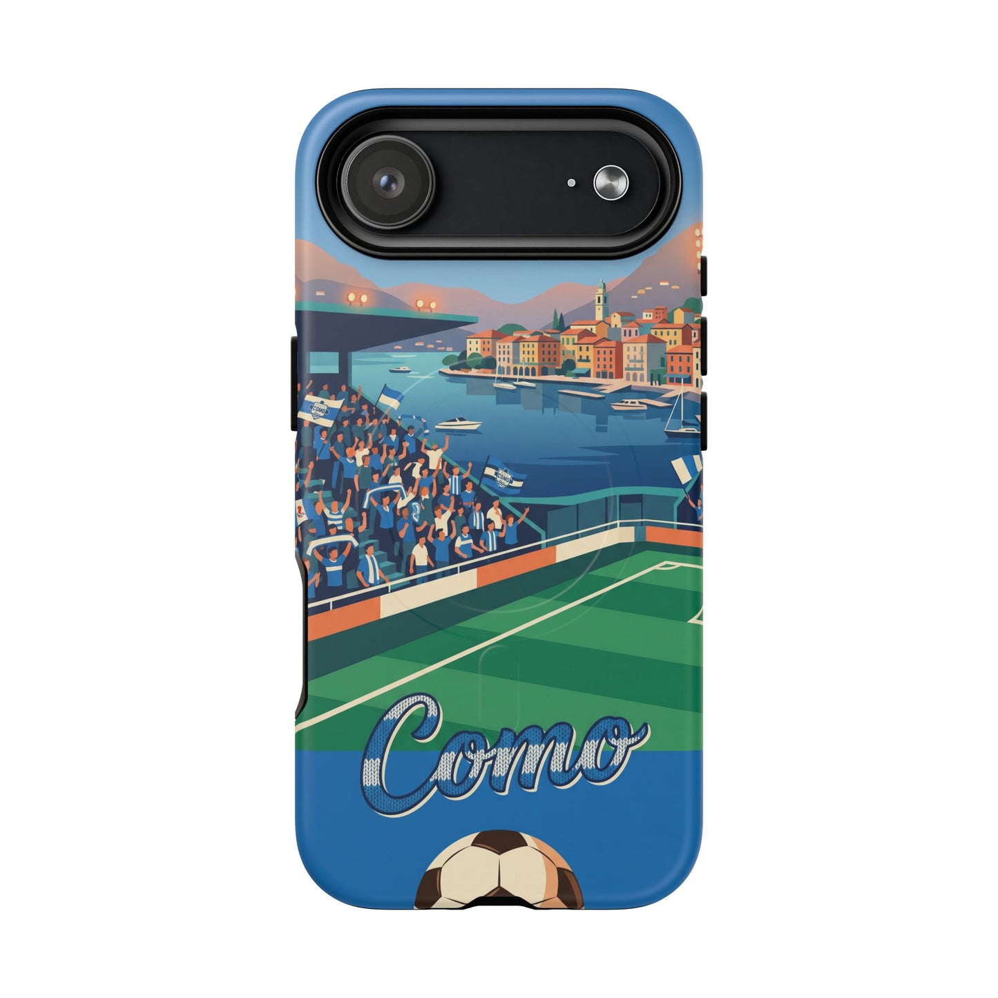 Ανθεκτική μαγνητική θήκη για iPhone – Como football