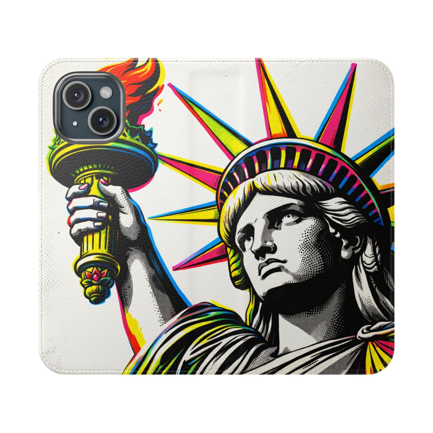 Flip Case - The Statue of Liberty, Pop Art