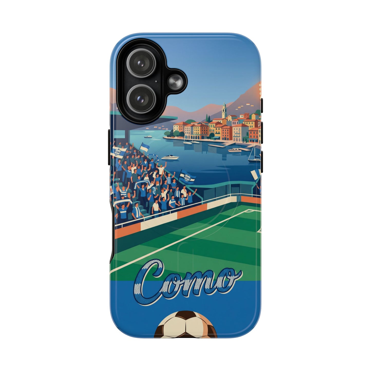 Ανθεκτική μαγνητική θήκη για iPhone – Como football