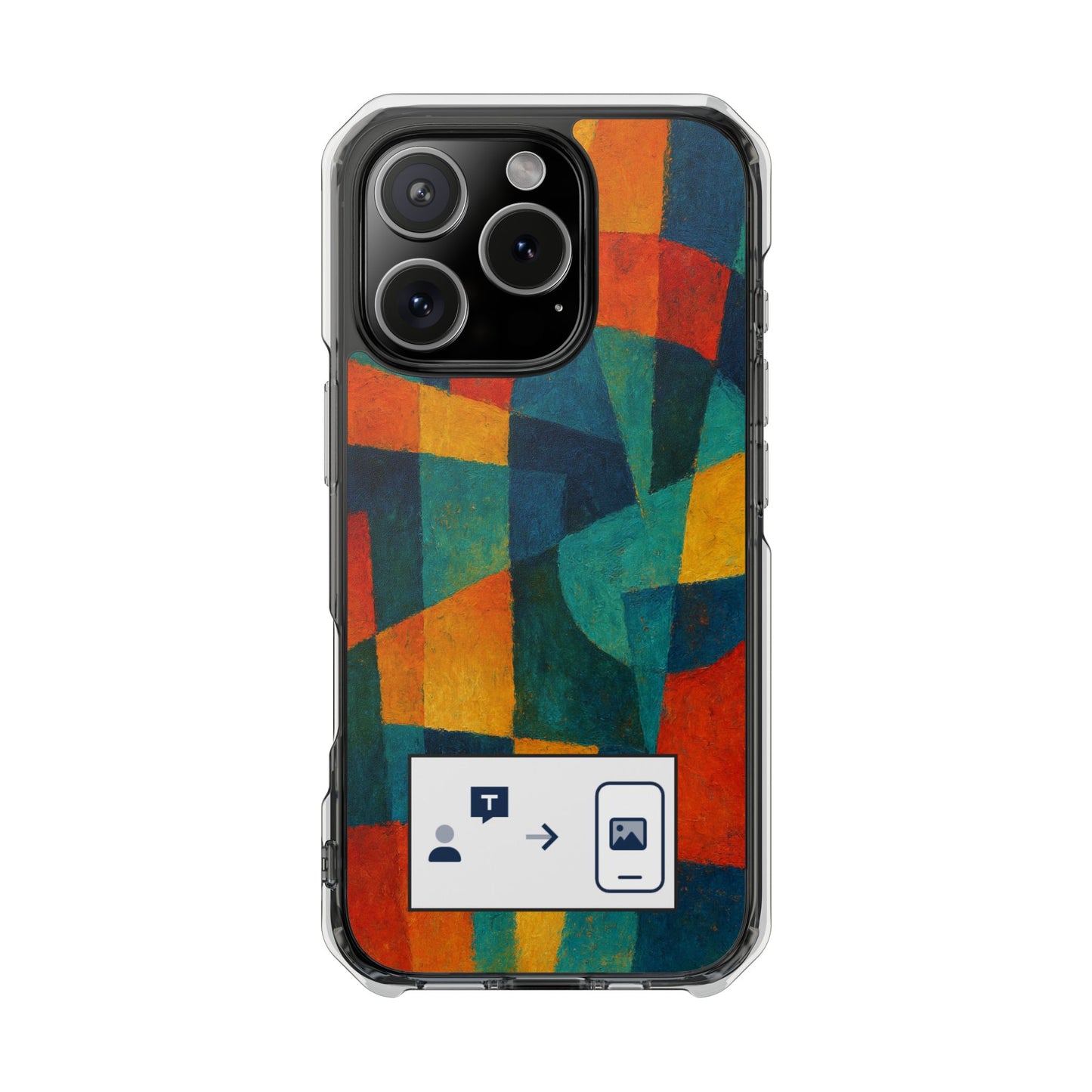 Magnetic Clear Impact Phone Case for iPhone 16