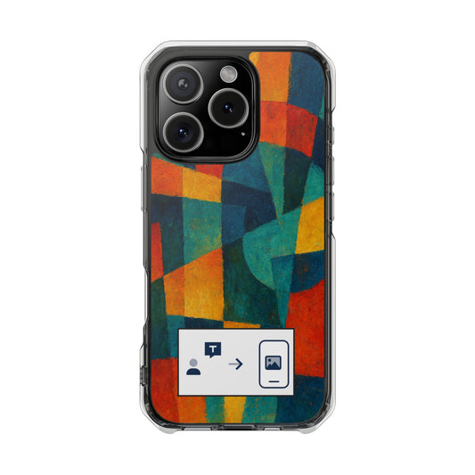 Magnetic Clear Impact Phone Case for iPhone 16