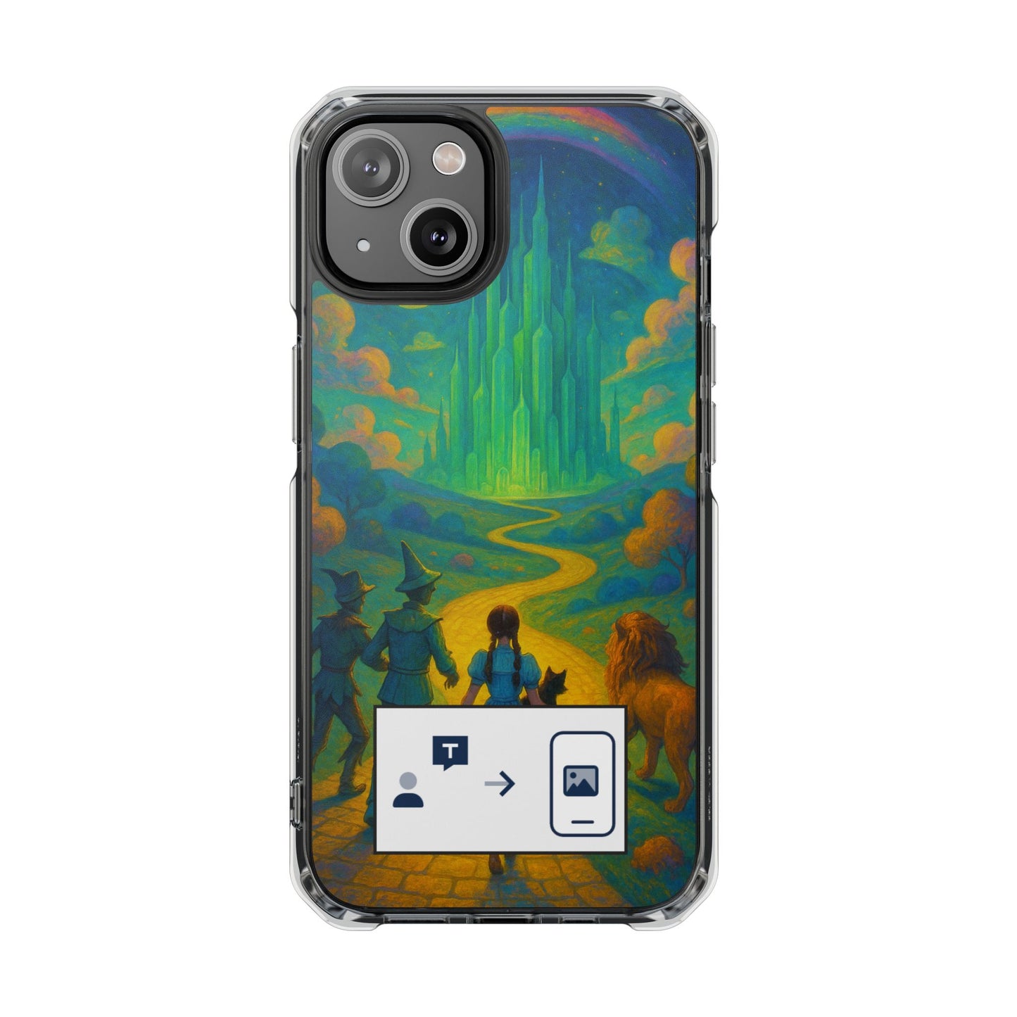 Magnetic Clear Impact Phone Case for iPhone 14