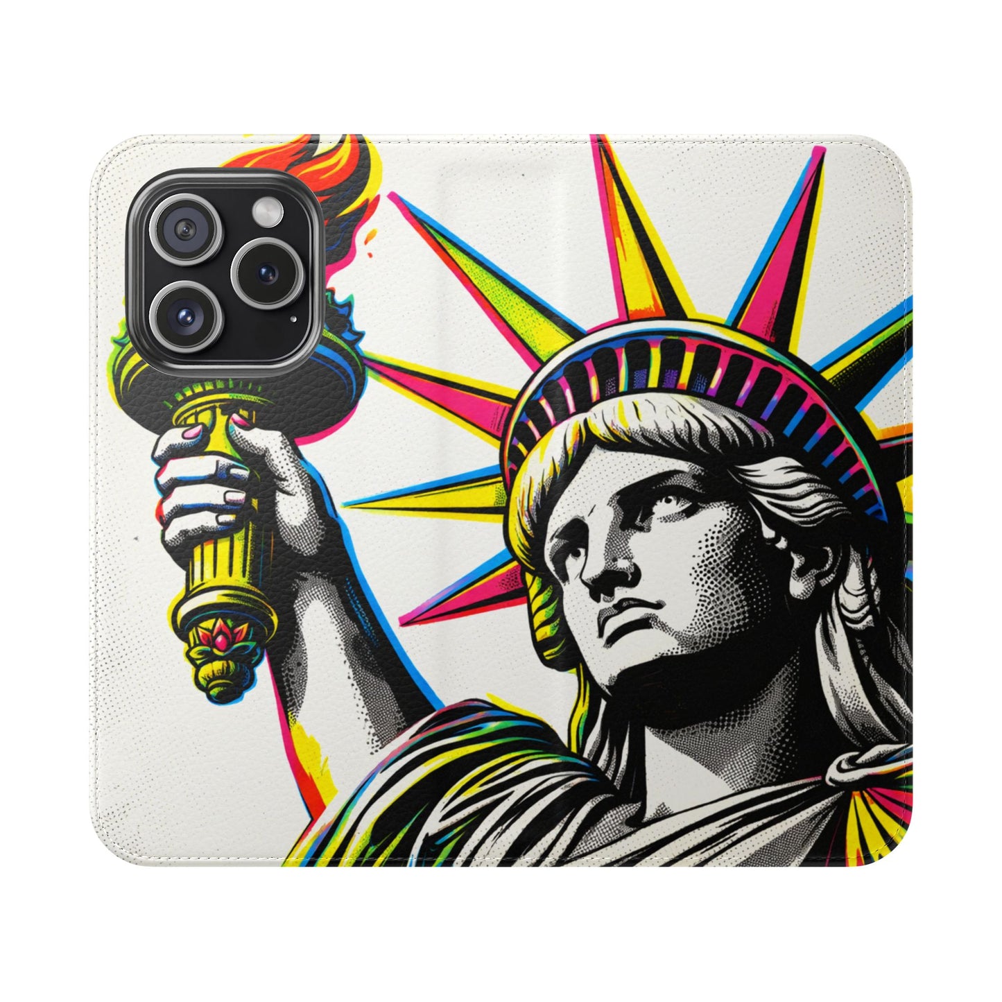 Flip Case - The Statue of Liberty, Pop Art