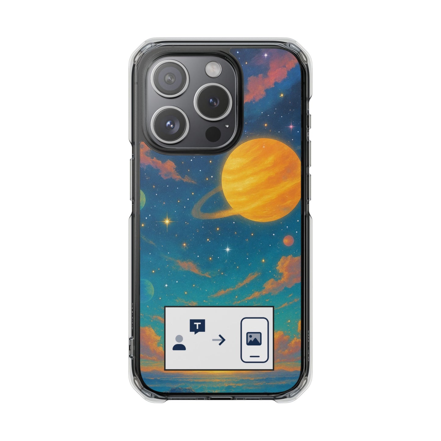 Magnetic Clear Impact Phone Case for iPhone 15