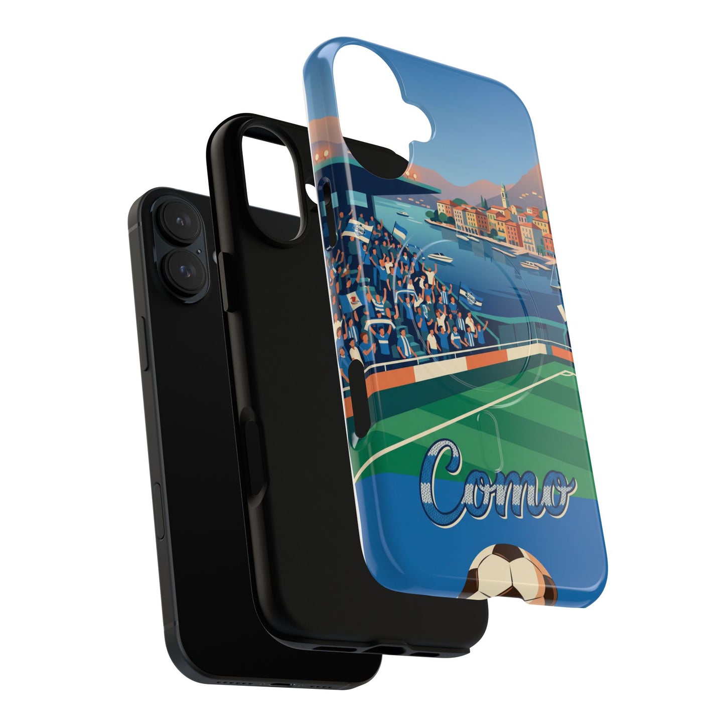 Tough Magnetic Case for iPhone - Como football