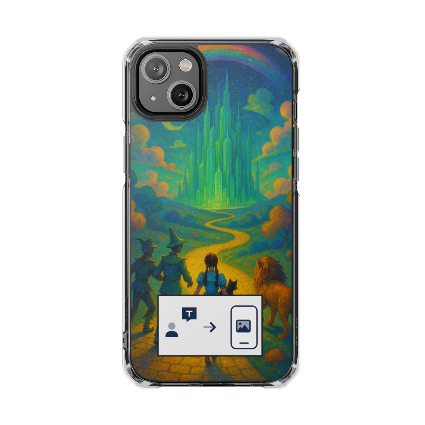 Magnetic Clear Impact Phone Case for iPhone 14