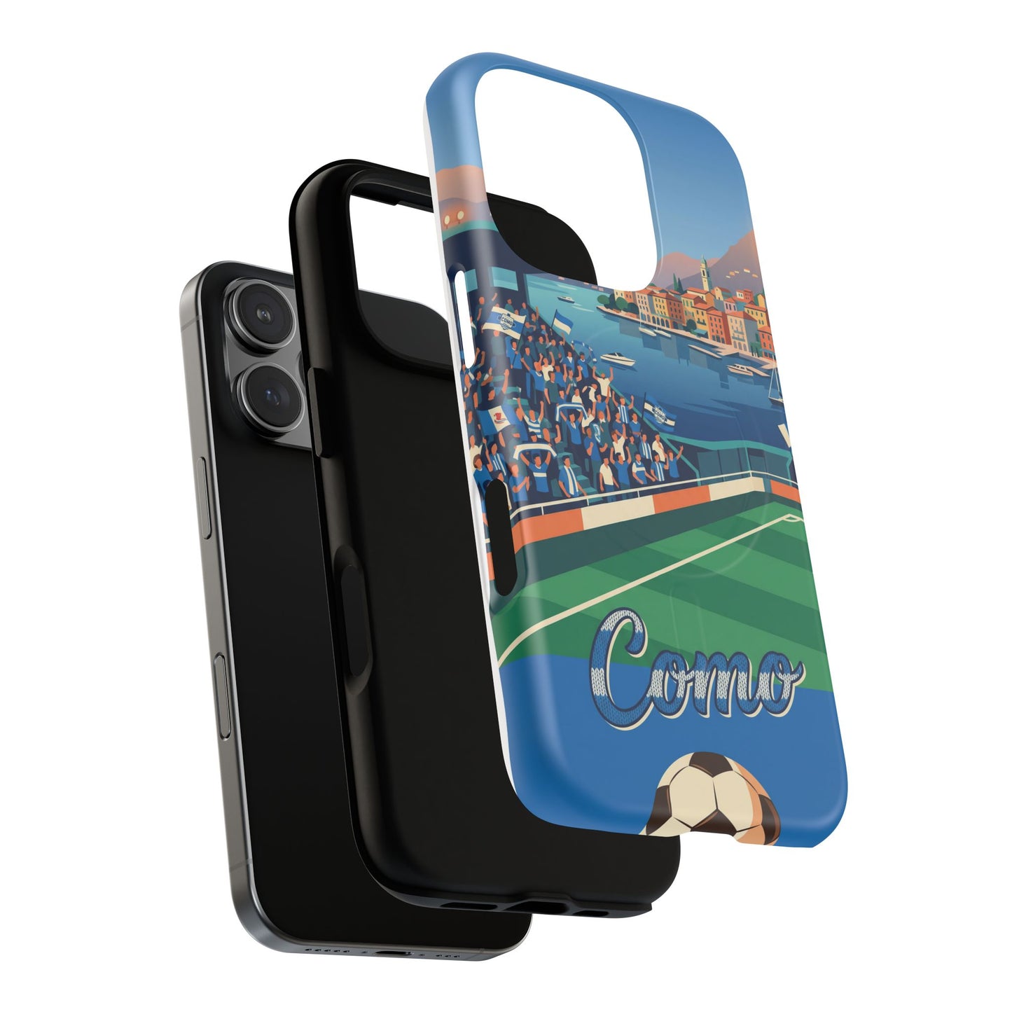 Tough Magnetic Case for iPhone - Como football
