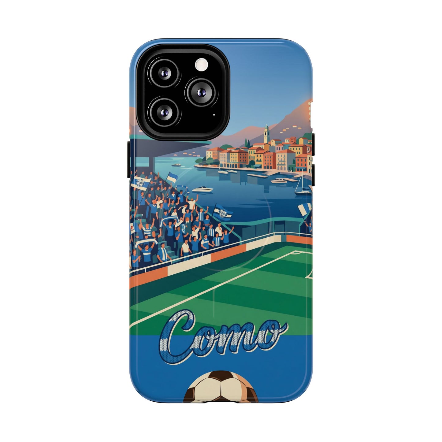 Tough Magnetic Case for iPhone - Como football