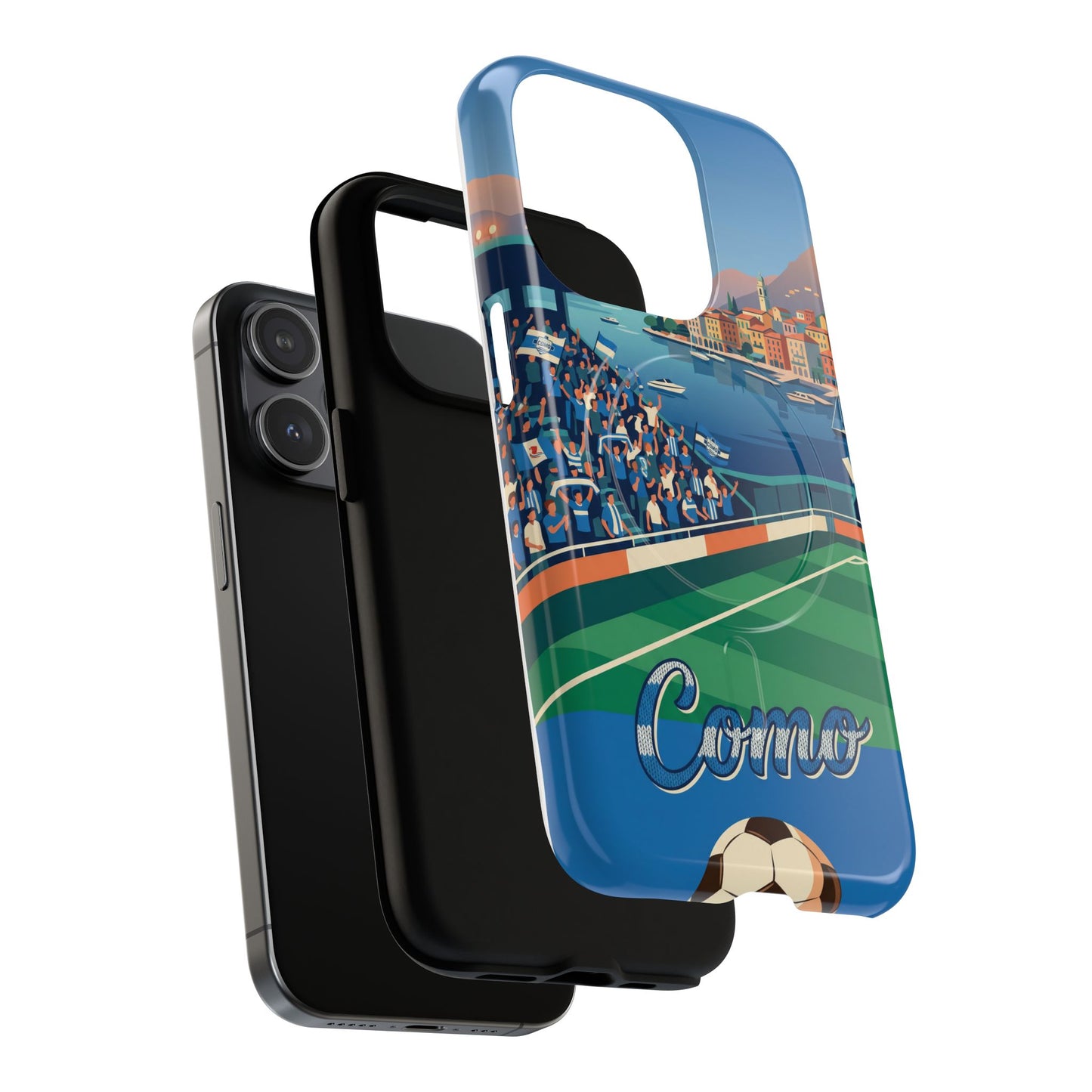 Tough Magnetic Case for iPhone - Como football