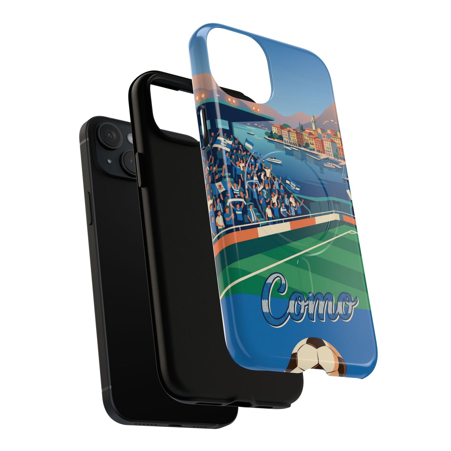Tough Magnetic Case for iPhone - Como football