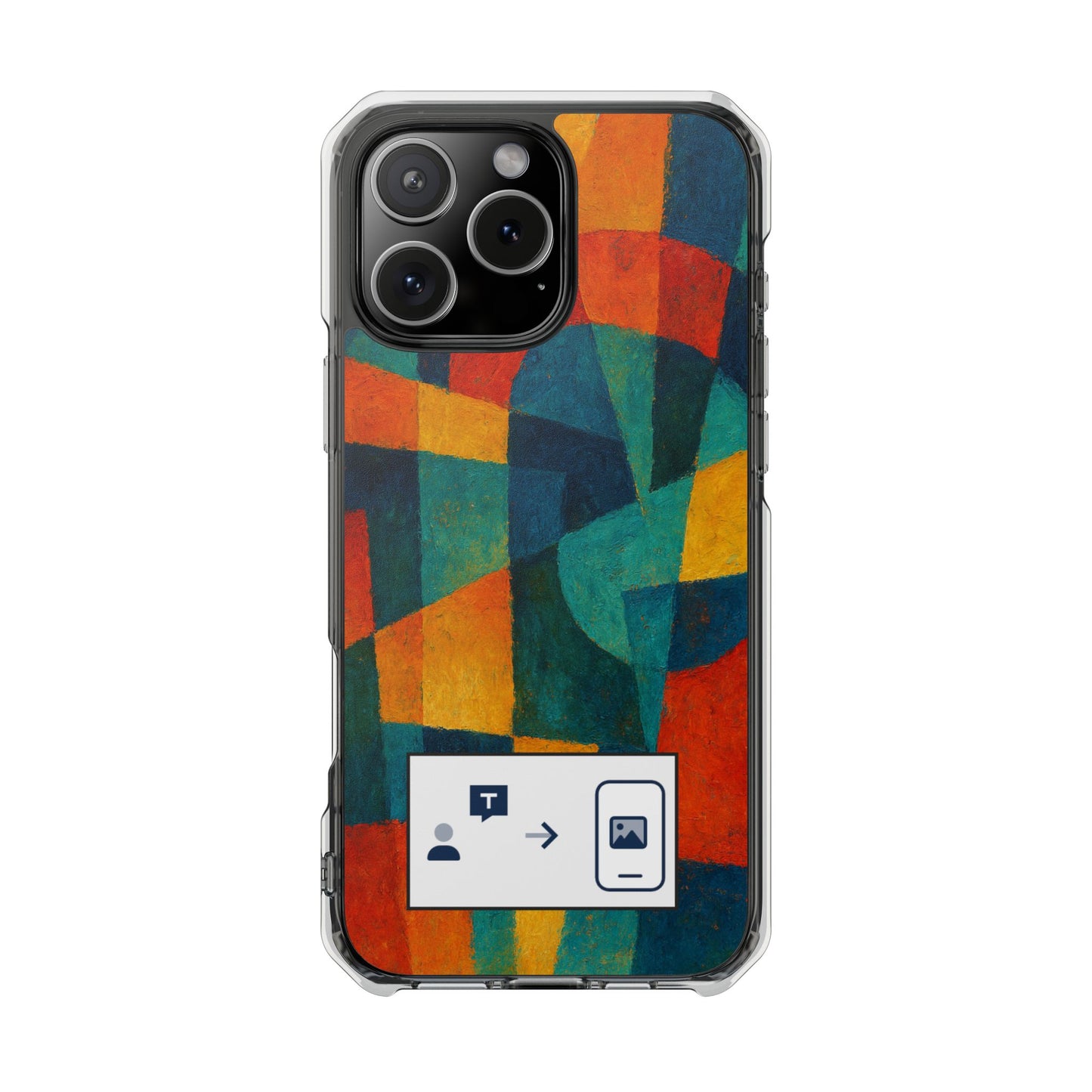 Magnetic Clear Impact Phone Case for iPhone 16