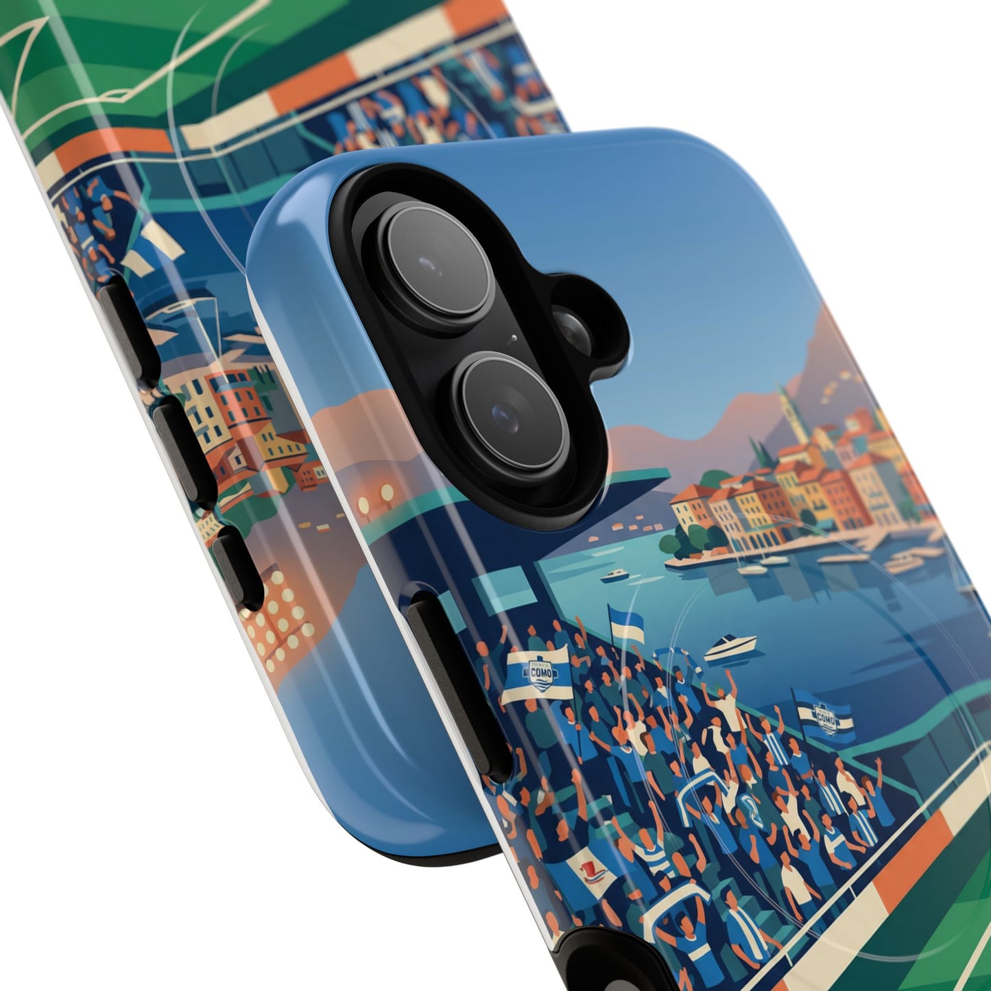 Tough Magnetic Case for iPhone - Como football