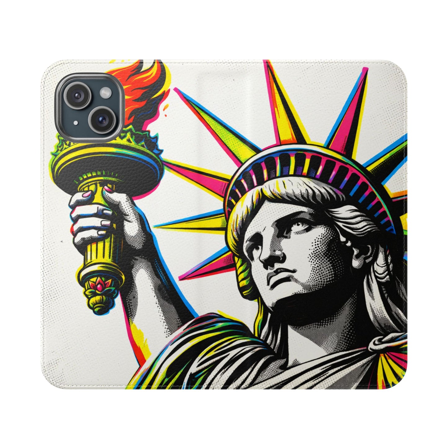 Flip Case - The Statue of Liberty, Pop Art