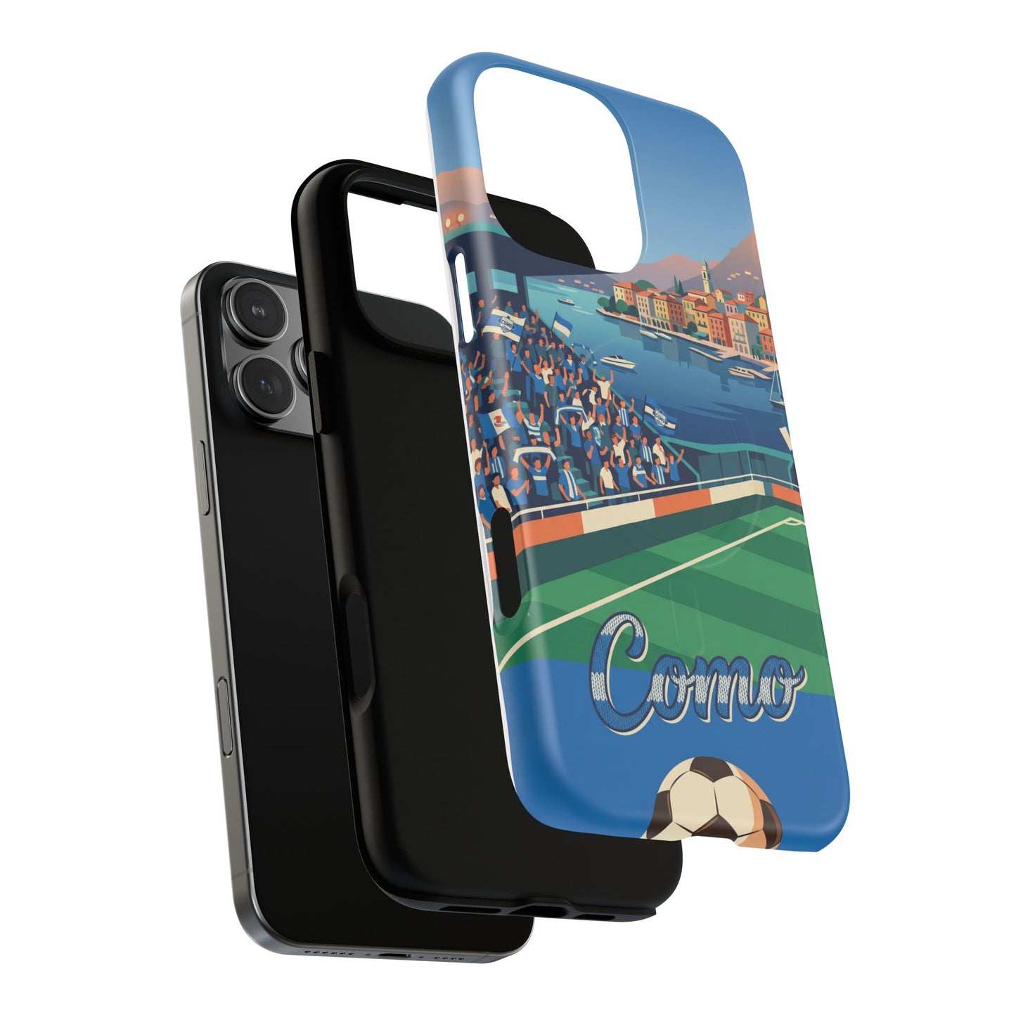 Tough Magnetic Case for iPhone - Como football