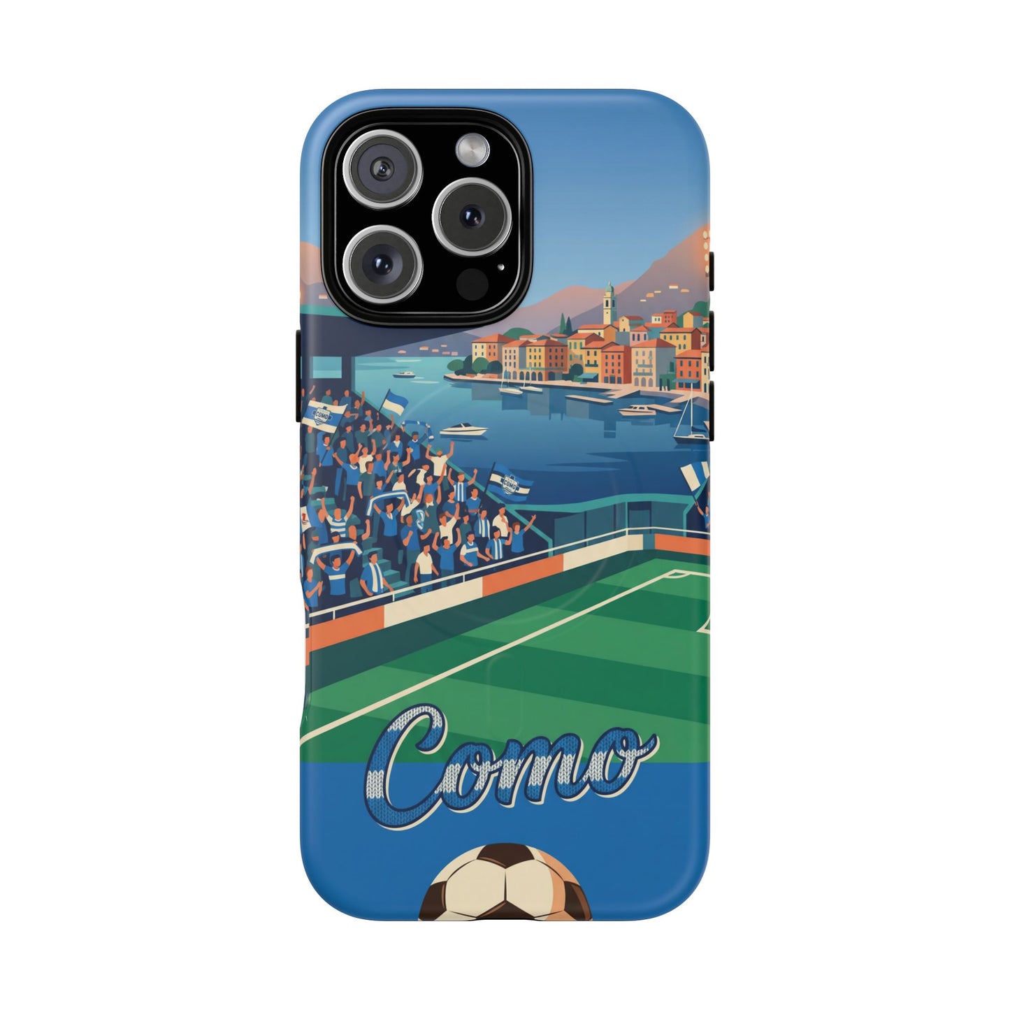 Tough Magnetic Case for iPhone - Como football