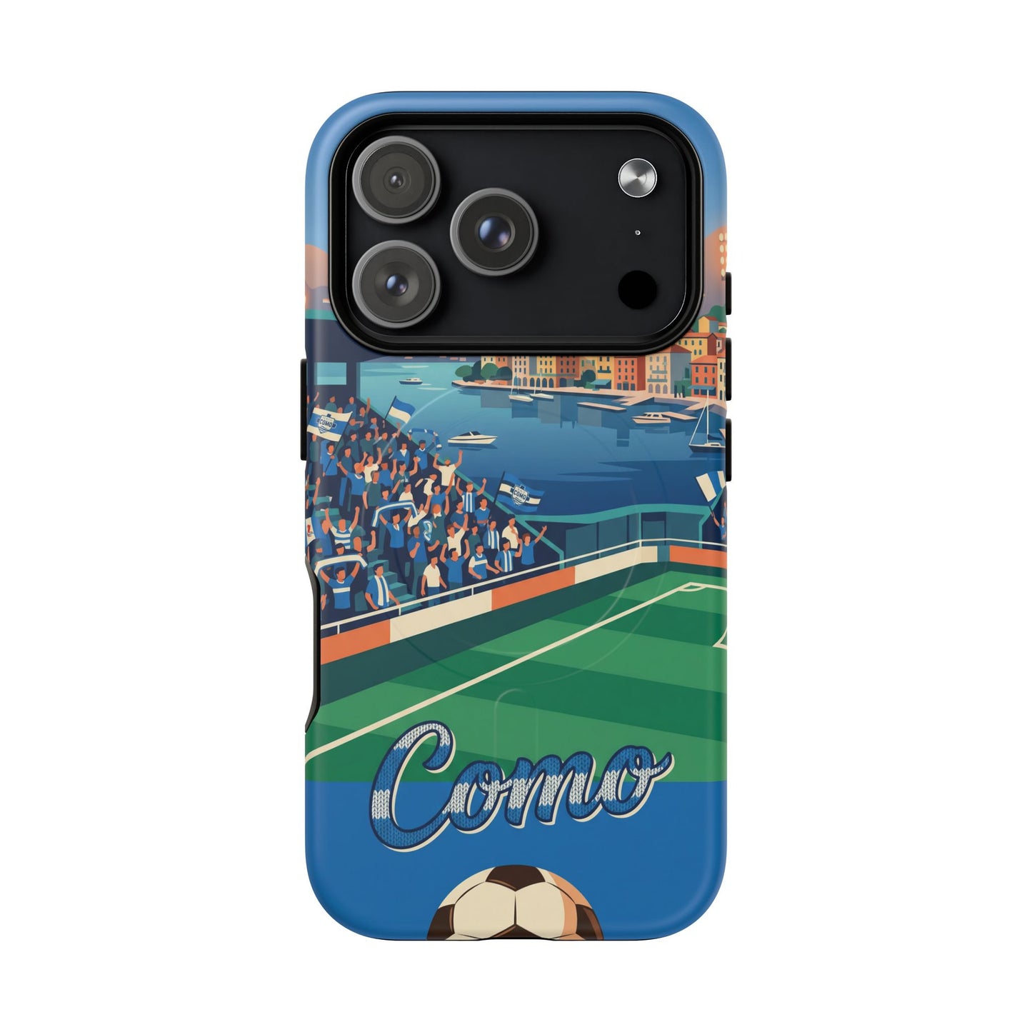 Tough Magnetic Case for iPhone - Como football