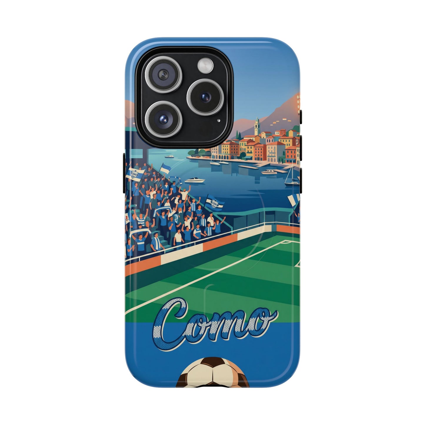 Tough Magnetic Case for iPhone - Como football