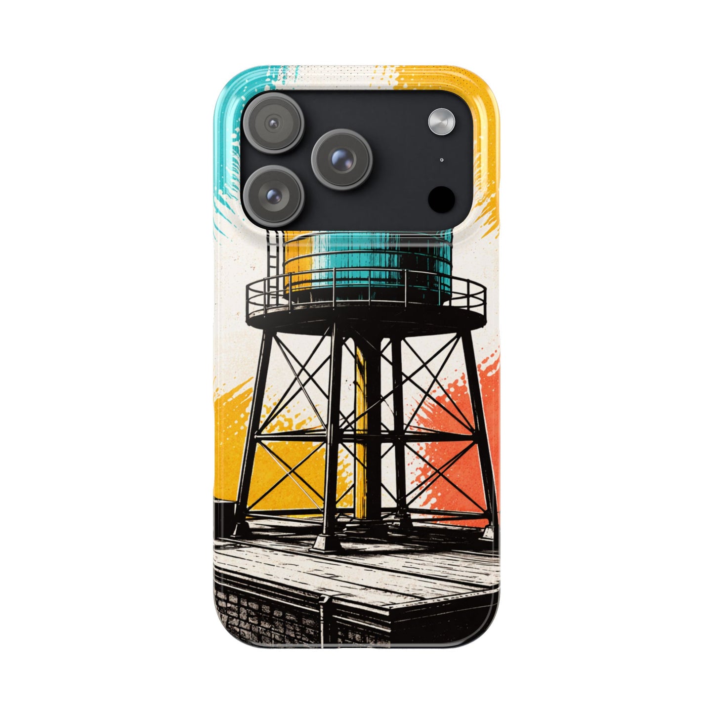 Slim Phone Case - New York Rooftop Water Tower