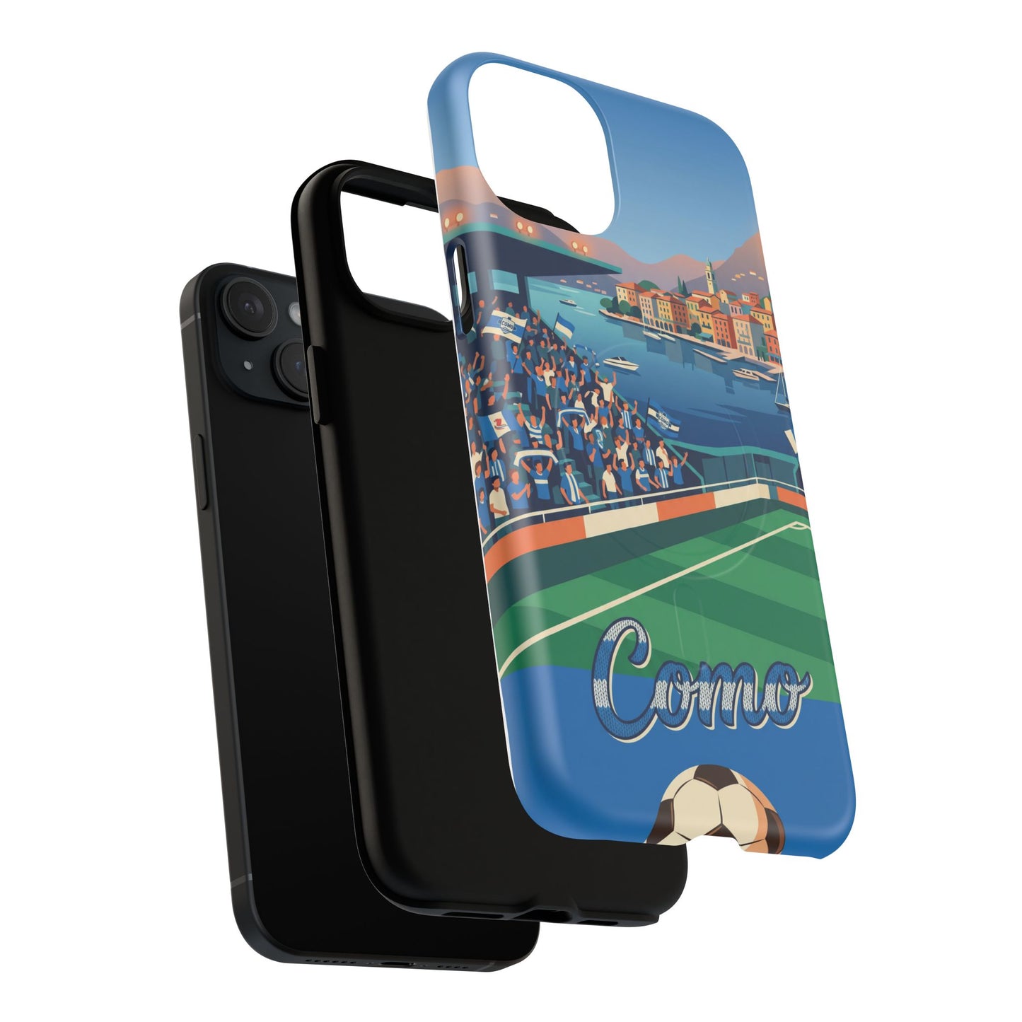 Tough Magnetic Case for iPhone - Como football