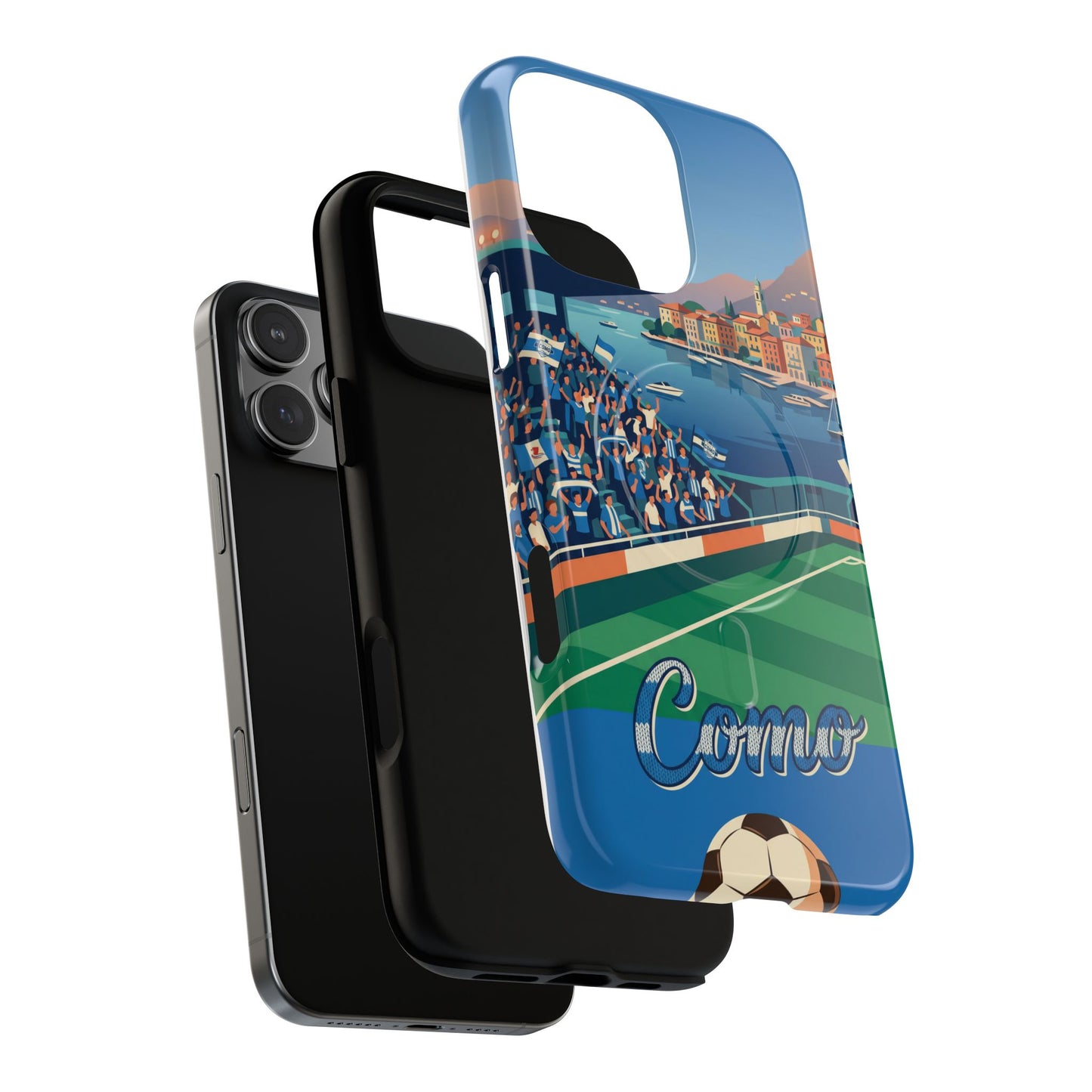 Tough Magnetic Case for iPhone - Como football