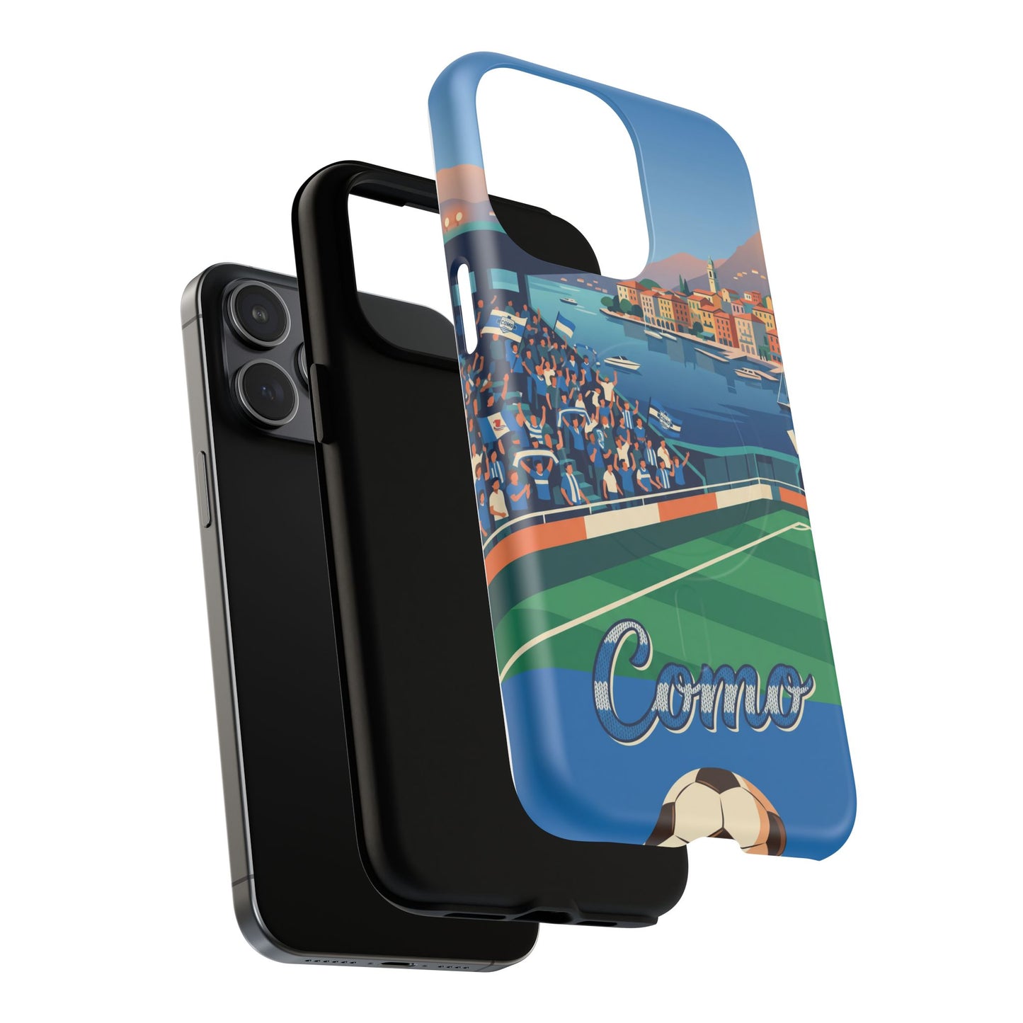 Tough Magnetic Case for iPhone - Como football